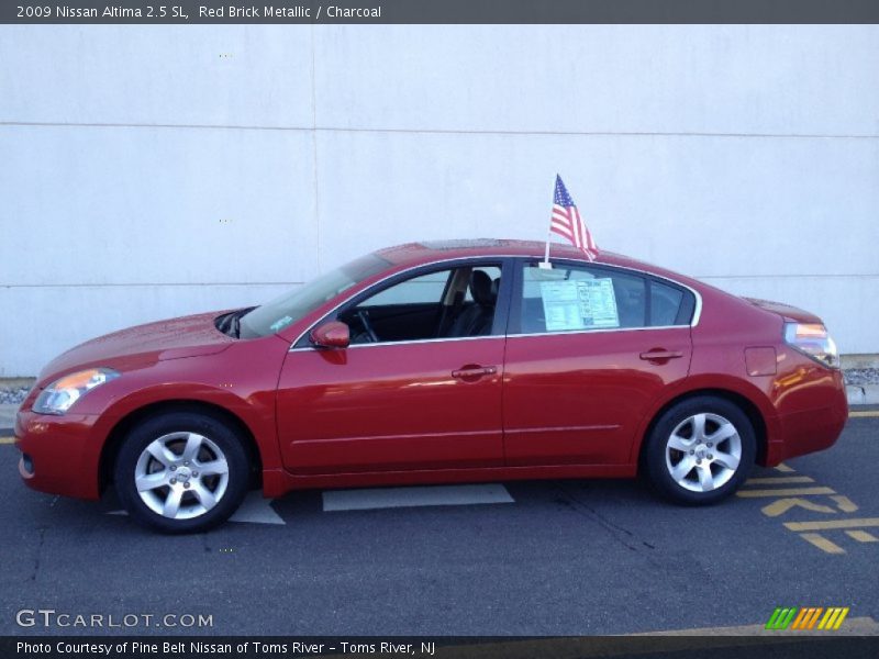 Red Brick Metallic / Charcoal 2009 Nissan Altima 2.5 SL