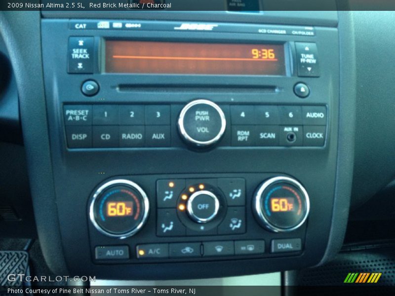 Red Brick Metallic / Charcoal 2009 Nissan Altima 2.5 SL