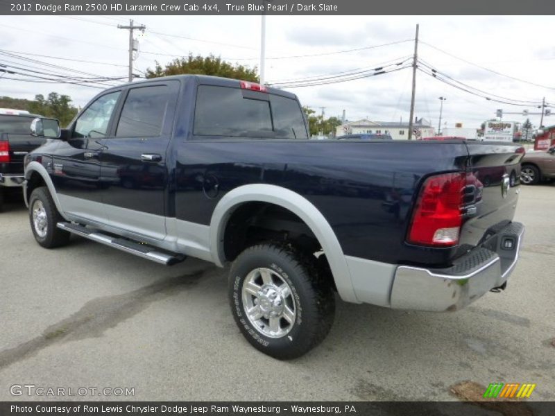 True Blue Pearl / Dark Slate 2012 Dodge Ram 2500 HD Laramie Crew Cab 4x4