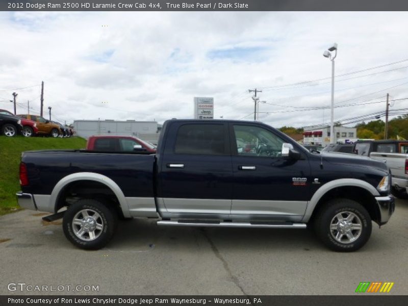 True Blue Pearl / Dark Slate 2012 Dodge Ram 2500 HD Laramie Crew Cab 4x4