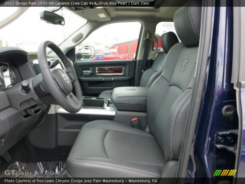 True Blue Pearl / Dark Slate 2012 Dodge Ram 2500 HD Laramie Crew Cab 4x4