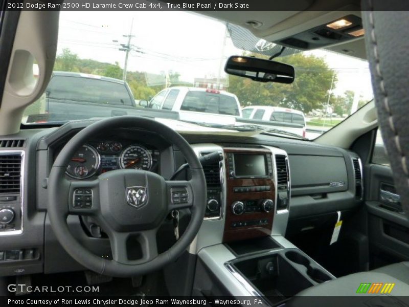 True Blue Pearl / Dark Slate 2012 Dodge Ram 2500 HD Laramie Crew Cab 4x4