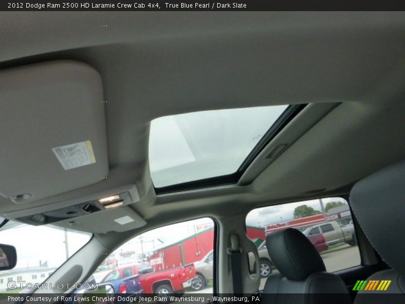 True Blue Pearl / Dark Slate 2012 Dodge Ram 2500 HD Laramie Crew Cab 4x4