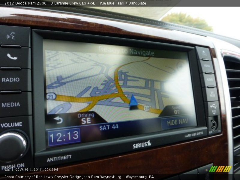 True Blue Pearl / Dark Slate 2012 Dodge Ram 2500 HD Laramie Crew Cab 4x4