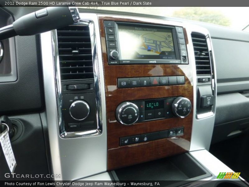 True Blue Pearl / Dark Slate 2012 Dodge Ram 2500 HD Laramie Crew Cab 4x4