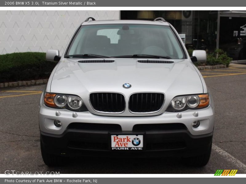 Titanium Silver Metallic / Black 2006 BMW X5 3.0i