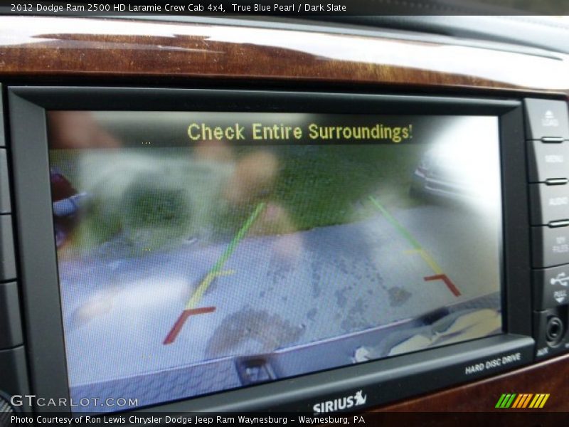 True Blue Pearl / Dark Slate 2012 Dodge Ram 2500 HD Laramie Crew Cab 4x4