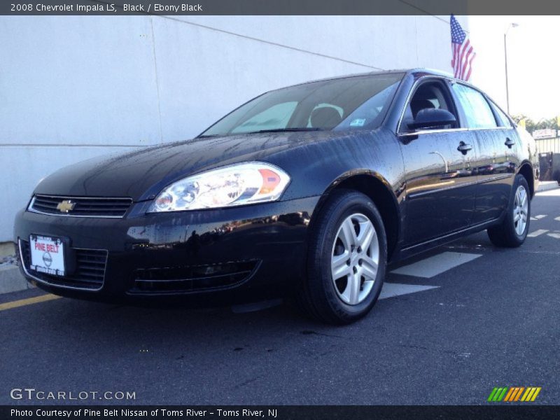 Black / Ebony Black 2008 Chevrolet Impala LS