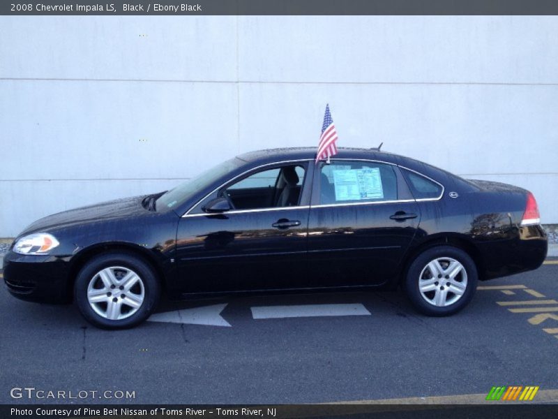 Black / Ebony Black 2008 Chevrolet Impala LS