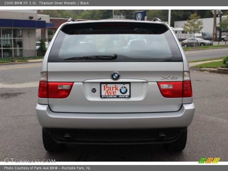 Titanium Silver Metallic / Black 2006 BMW X5 3.0i