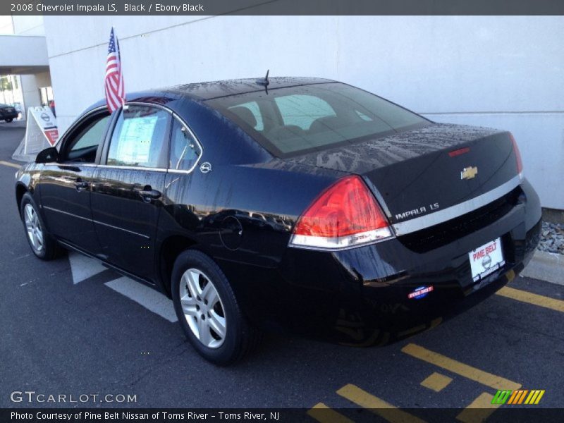Black / Ebony Black 2008 Chevrolet Impala LS