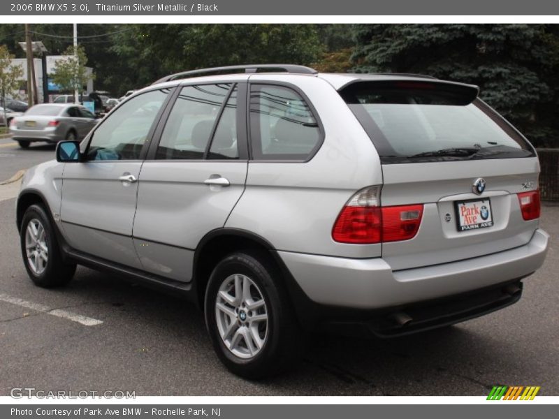 Titanium Silver Metallic / Black 2006 BMW X5 3.0i