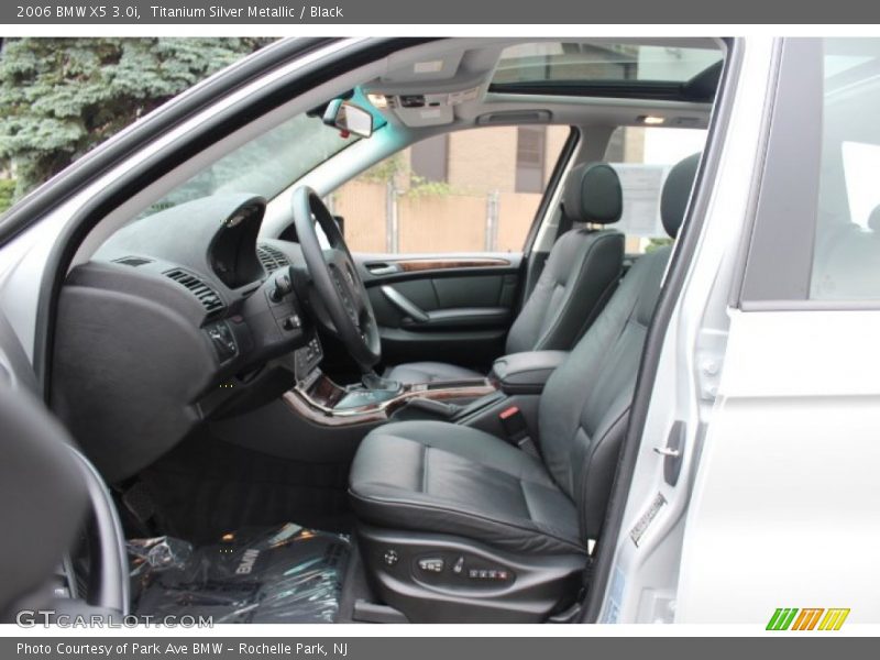 Titanium Silver Metallic / Black 2006 BMW X5 3.0i