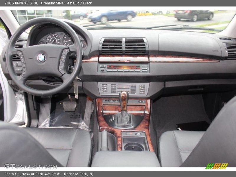 Titanium Silver Metallic / Black 2006 BMW X5 3.0i