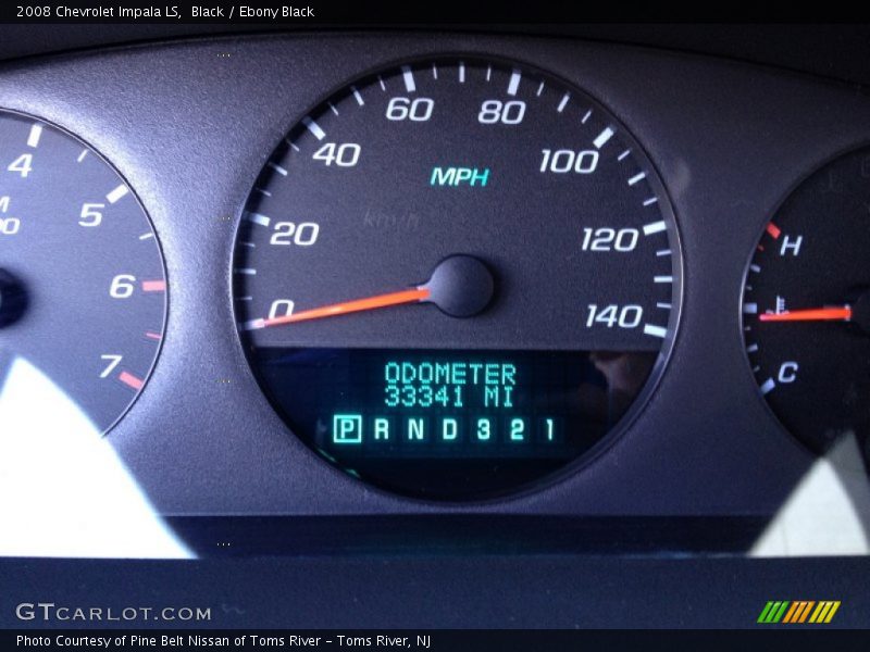 Black / Ebony Black 2008 Chevrolet Impala LS