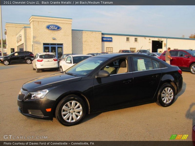 Black Granite Metallic / Jet Black/Medium Titanium 2011 Chevrolet Cruze LS