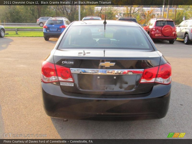 Black Granite Metallic / Jet Black/Medium Titanium 2011 Chevrolet Cruze LS