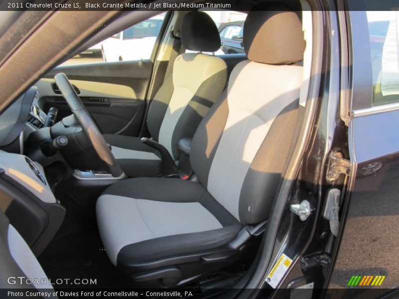 Black Granite Metallic / Jet Black/Medium Titanium 2011 Chevrolet Cruze LS