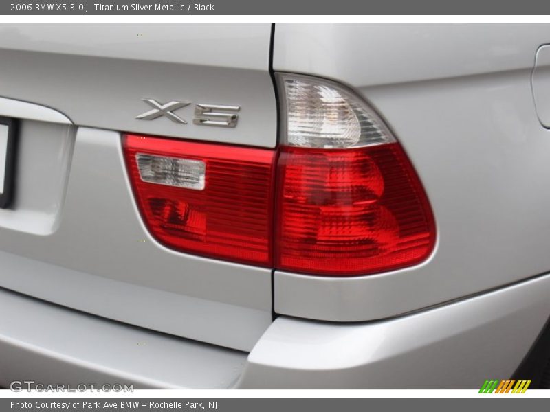 Titanium Silver Metallic / Black 2006 BMW X5 3.0i