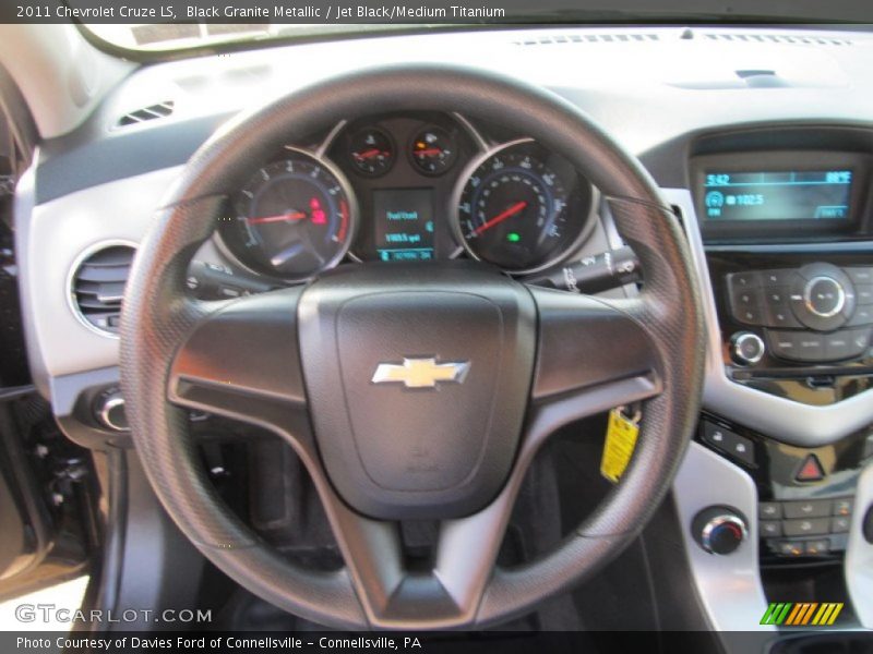 Black Granite Metallic / Jet Black/Medium Titanium 2011 Chevrolet Cruze LS