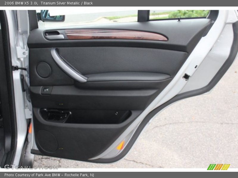 Titanium Silver Metallic / Black 2006 BMW X5 3.0i
