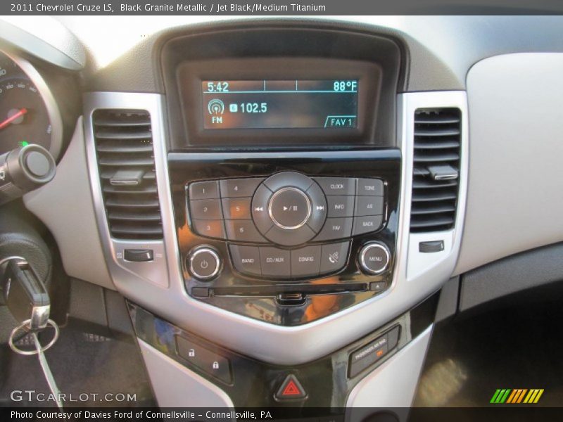 Black Granite Metallic / Jet Black/Medium Titanium 2011 Chevrolet Cruze LS