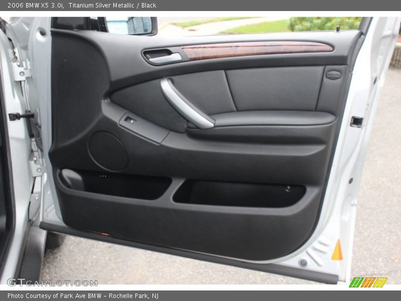 Titanium Silver Metallic / Black 2006 BMW X5 3.0i