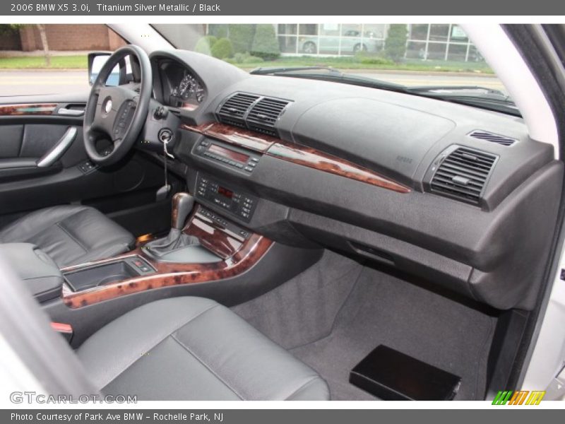 Titanium Silver Metallic / Black 2006 BMW X5 3.0i