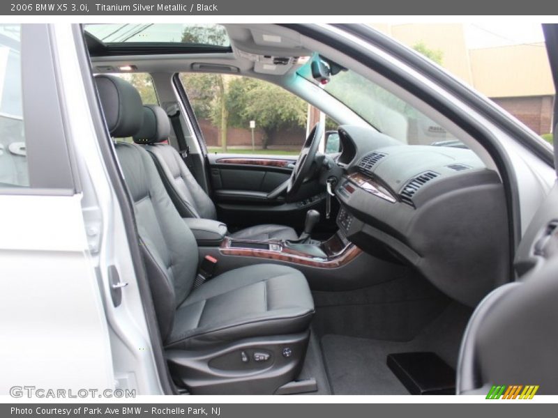 Titanium Silver Metallic / Black 2006 BMW X5 3.0i