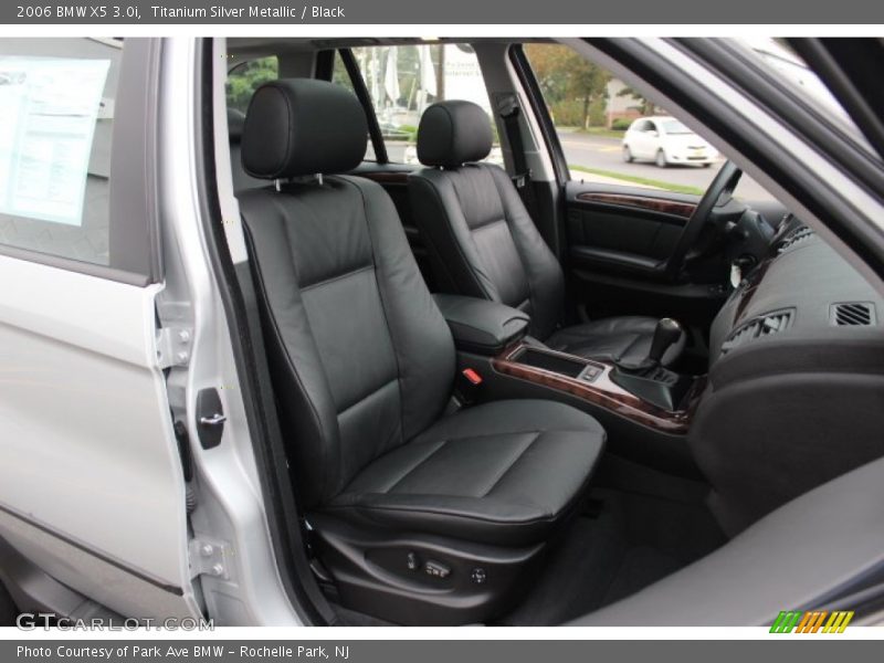 Titanium Silver Metallic / Black 2006 BMW X5 3.0i
