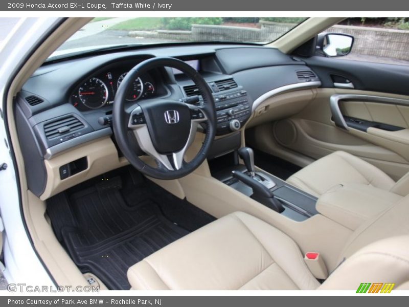 Taffeta White / Ivory 2009 Honda Accord EX-L Coupe