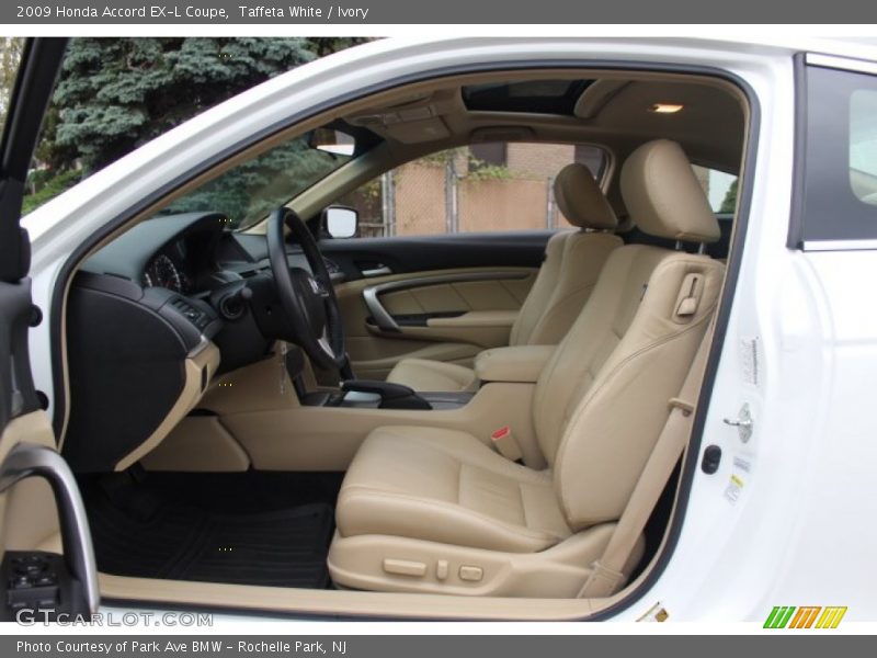 Taffeta White / Ivory 2009 Honda Accord EX-L Coupe