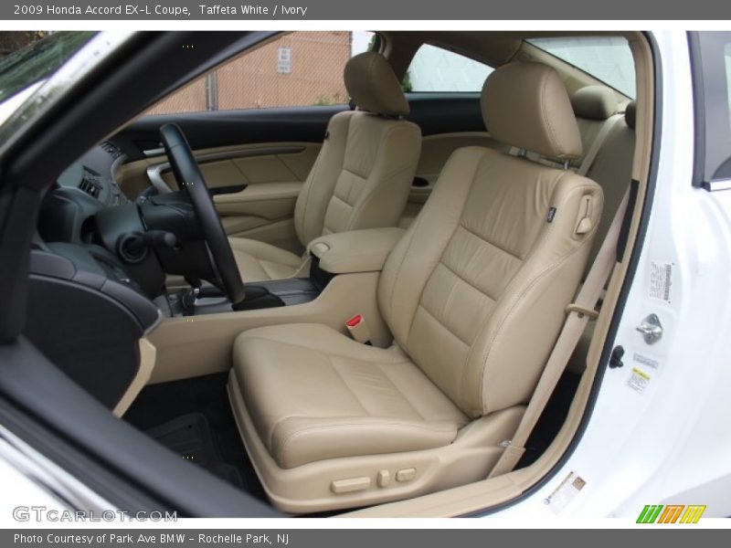 Taffeta White / Ivory 2009 Honda Accord EX-L Coupe