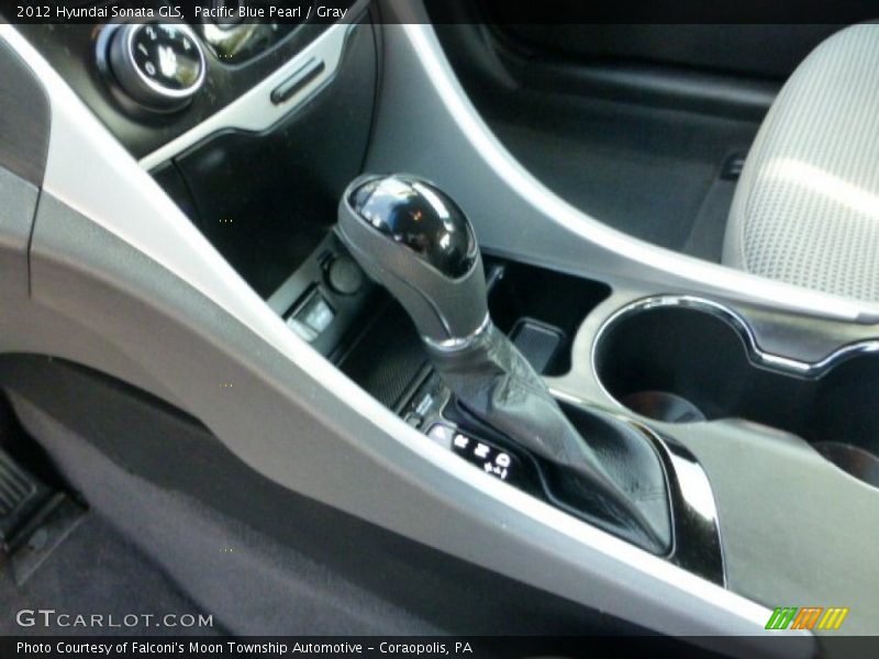 Pacific Blue Pearl / Gray 2012 Hyundai Sonata GLS