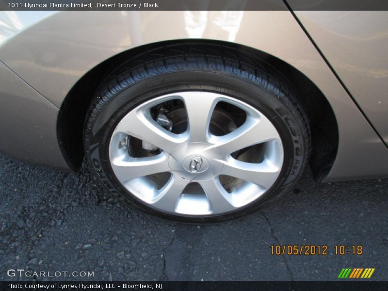 Desert Bronze / Black 2011 Hyundai Elantra Limited
