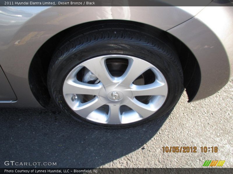 Desert Bronze / Black 2011 Hyundai Elantra Limited