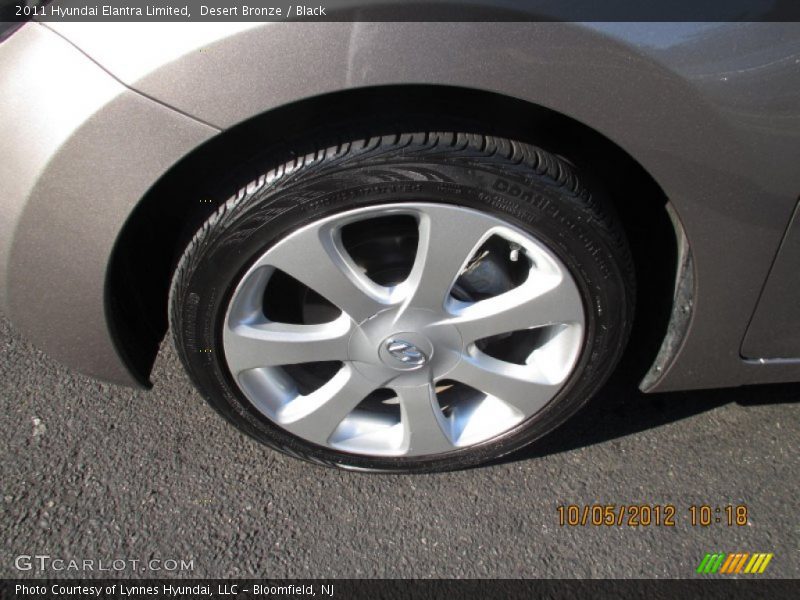 Desert Bronze / Black 2011 Hyundai Elantra Limited