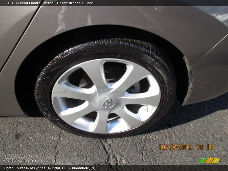 Desert Bronze / Black 2011 Hyundai Elantra Limited