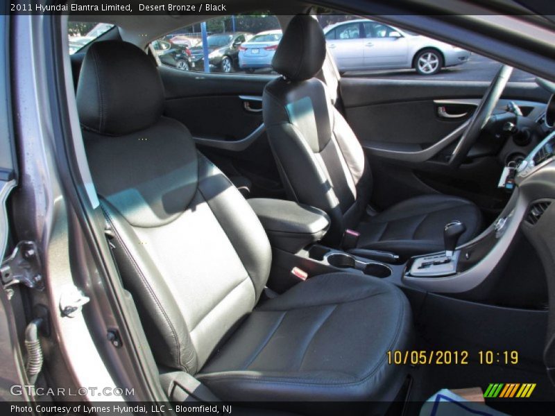 Desert Bronze / Black 2011 Hyundai Elantra Limited