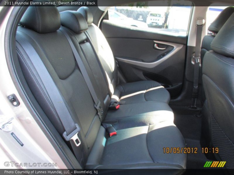 Desert Bronze / Black 2011 Hyundai Elantra Limited