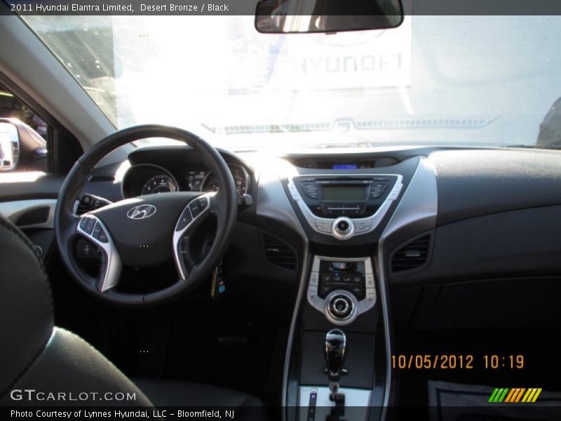 Desert Bronze / Black 2011 Hyundai Elantra Limited