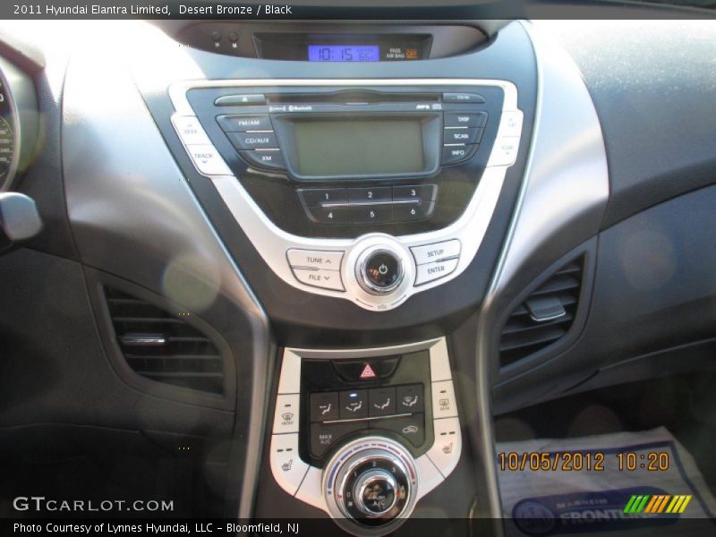 Desert Bronze / Black 2011 Hyundai Elantra Limited