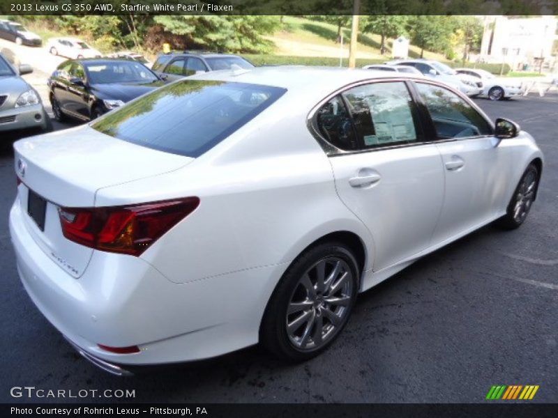 Starfire White Pearl / Flaxen 2013 Lexus GS 350 AWD