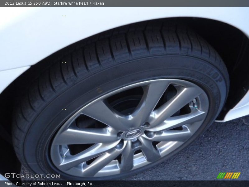 Starfire White Pearl / Flaxen 2013 Lexus GS 350 AWD