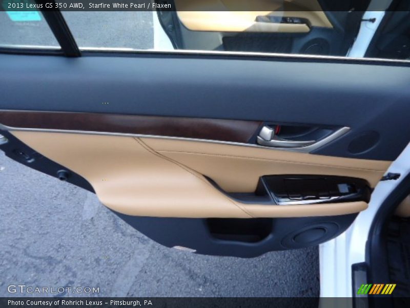 Starfire White Pearl / Flaxen 2013 Lexus GS 350 AWD