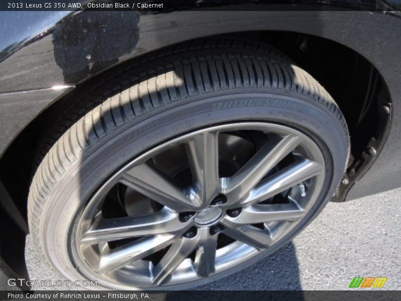 Obsidian Black / Cabernet 2013 Lexus GS 350 AWD