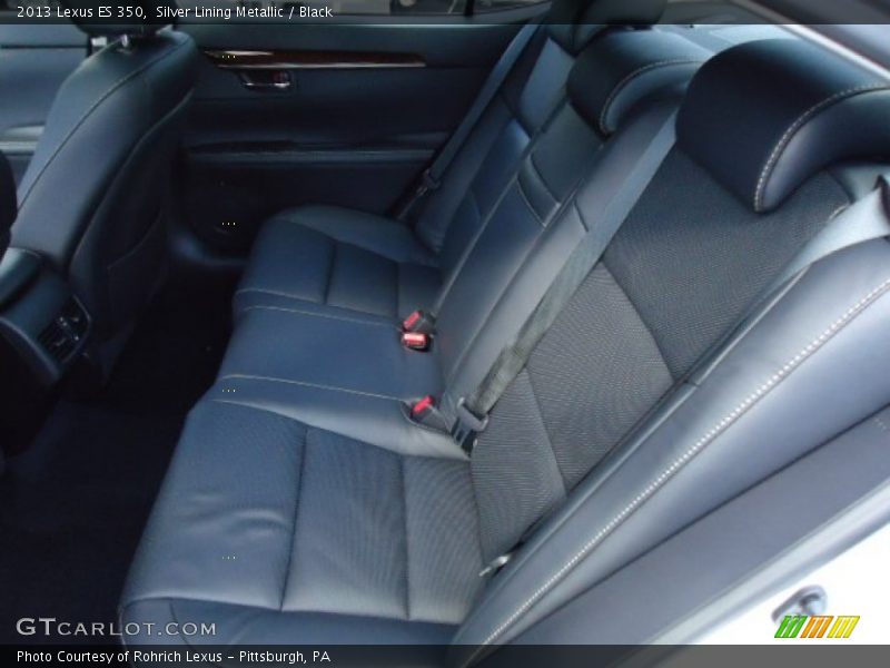 Silver Lining Metallic / Black 2013 Lexus ES 350