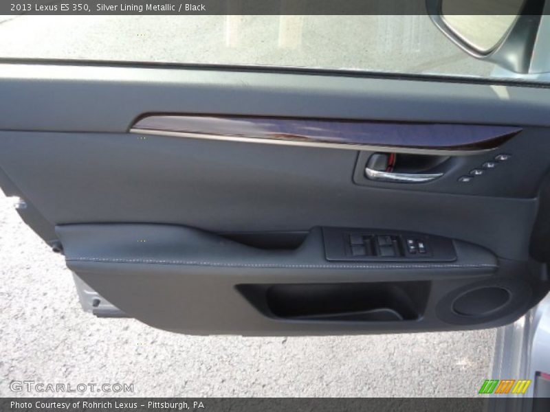 Silver Lining Metallic / Black 2013 Lexus ES 350
