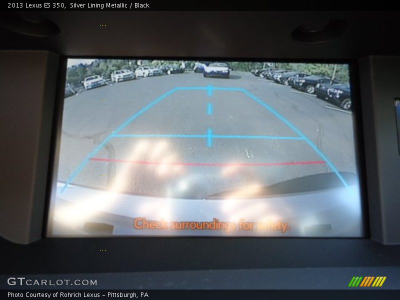 Silver Lining Metallic / Black 2013 Lexus ES 350