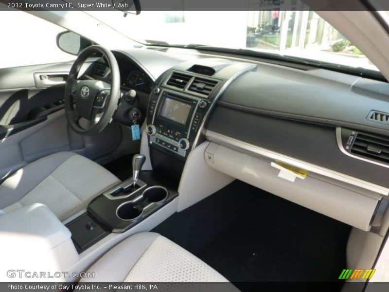 Super White / Ash 2012 Toyota Camry LE